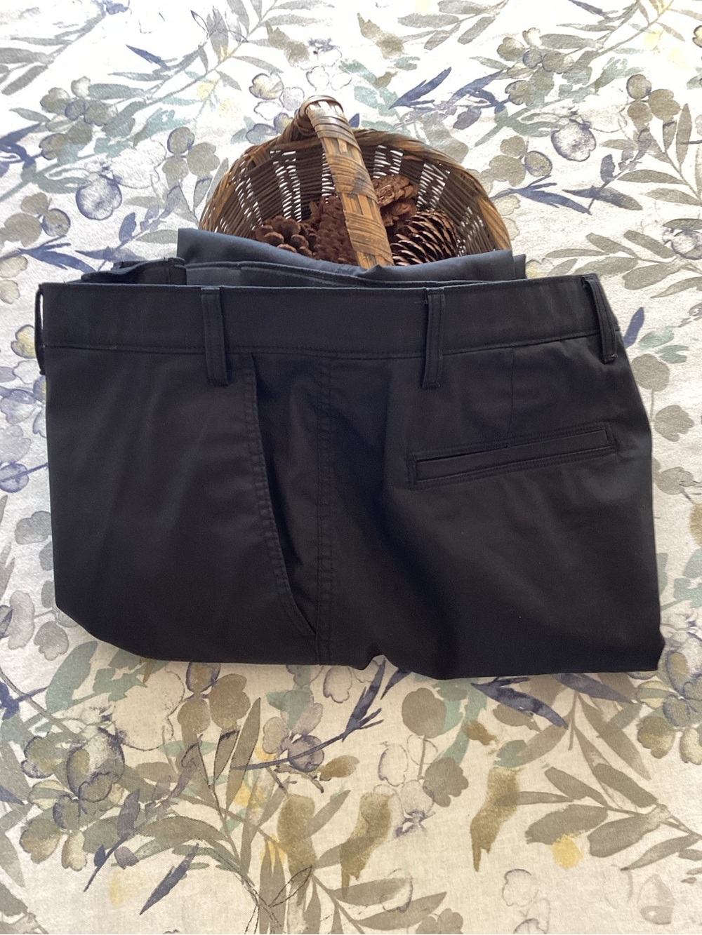 Roundtree & Yorke CoolMax Performance Pants 44x29 Black Moisture Wicking Stretch